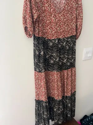 Natural Life Dress Women’s M Floral Tiered Maxi Boho‎ Prarie Cottage Core thumbnail 7