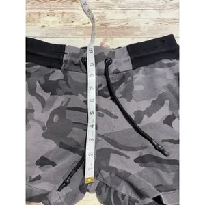 YoungLA Grey Camo French Terry Bodybuilding Shorts Women's Size Medium Gray thumbnail 6