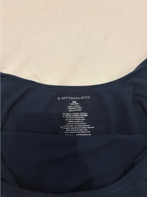 Anthropologie Navy Top Tank thumbnail 3