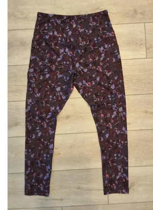 V A Core Size L Womens Purple Splatter Pattern Leggings Size L thumbnail 3