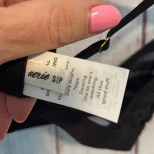 NWT Aerie Velvet Stripe Triangle Bralette thumbnail 10