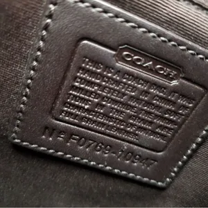 Coach Chelsea Brown Leather Turn Lock thumbnail 10