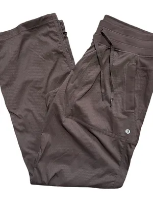 Lululemon Women’s Size 10 Chocolate Brown Dance Studio Bungee Bottom Pants thumbnail 6