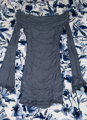 Edikted Grey Blue Dress thumbnail 1