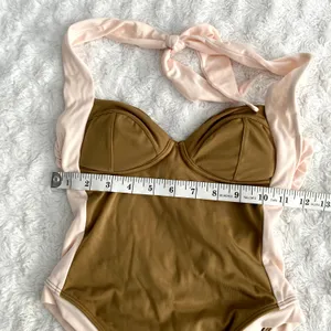 NEW Free People HAH Shroom Pull It Thru Soft Halter Boho Summer Bodysuit XS thumbnail 7