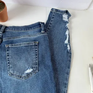 We the Free People Skinny Womens jeans Sz 30 Distressed Y2K Grunge Indie Sleaze thumbnail 11