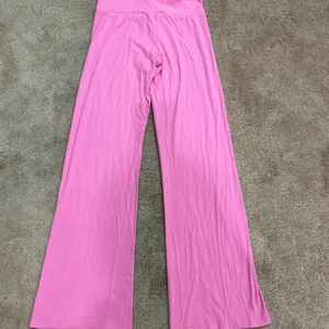 Women Skims Hot Pink Soft Lounge Ribbed Set Drawstring Pants and Tank in Blush thumbnail 9