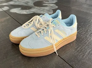 Adidas Gazelle Sneakers blue platform 8.5 thumbnail 1