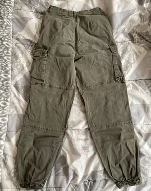 Olive Green Cargo Pants Size M thumbnail 1