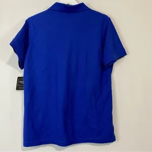 Polo Ultra Club Women’s Button Short Sleeve University Blue Size Large NWT thumbnail 8
