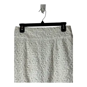 Leifsdottir Anthropologie Skirt Women 4‎ White Lace Crochet A Line Mini Boho thumbnail 5