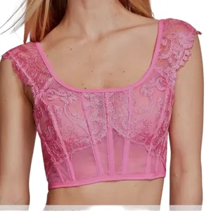 Victoria's Secret Dream Angels M DD Boho cap sleeve corset BC3 3229 thumbnail 11