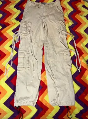 I.AM.GIA tan parachute pants thumbnail 1