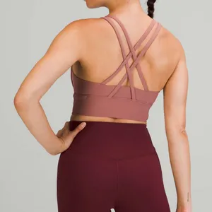 Lululemon Energy Bra Longline Ribbed Medium Support thumbnail 3