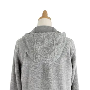 Patagonia Shearling Hoodie Full Zip Grey Sz S thumbnail 9