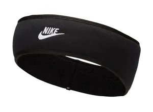 NWT Nike Womens Headband Club Fleece N.100.4360.0 Black / White thumbnail 1