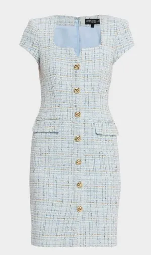 Generation‎ Love NEW!! Blue Sierra Tweed Dress thumbnail 1