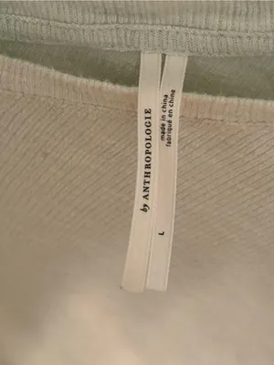 Anthropologie Damiana Mint Boat Neck Long Sleeve thumbnail 4