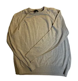 Banana Republic Women’s Merino Wool Crewneck Sweater XL Gray Pullover thumbnail 1