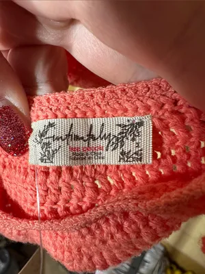 NWT Free People Intimately Know Better Crochet Brami Halter Watermelon Medium thumbnail 6