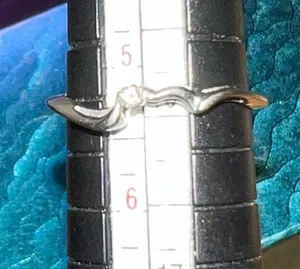 14K Gold Diamond Ring thumbnail 6