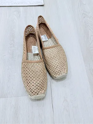 H&M Crochet Espadrille Slip-On - Brown thumbnail 3