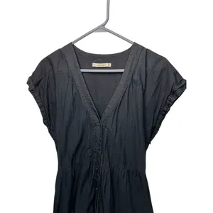 Abercrombie & Fitch Women's Black Tiered Midi Dress Size S Casual thumbnail 3