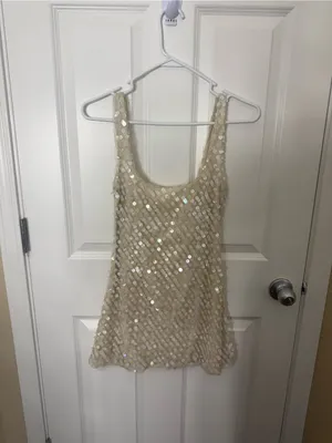 LoveShackFancy Ciris Shell Bead Mini Dress 0 thumbnail 8