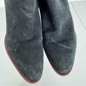 Sam Edelman Blake Black Suede‎ Ankle Bootie With Block Heel Size 6.5 thumbnail 4