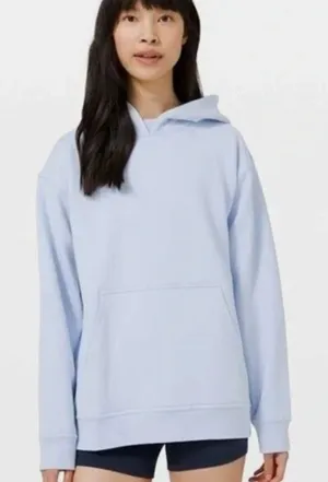 Lululemon All Yours Hoodie Fleece Pullover Sweatshirt in Daydream Light Blue thumbnail 1