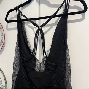 NEW Victorias Secret Chemise Black Lace Small thumbnail 4