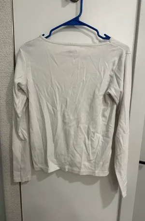 Brandy Melville White Long Sleeve Top thumbnail 4