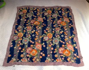 Japanese Organic Silk Scarf 27”x28” thumbnail 1