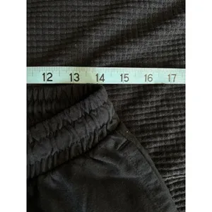 Army Military Jogger Sweatpants Blk/Camo Elastic Tie Waist‎ Sz M Pockets Logo thumbnail 7