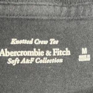 Abercrombie & Fitch Black Knotted Crew Tee Medium 85Z thumbnail 3