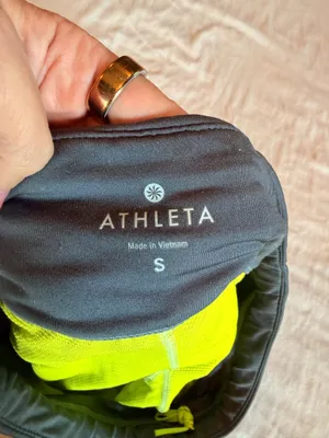 Athleta Tennis Skirt Built-In Shorts Running Bike Black Small Grey thumbnail 3