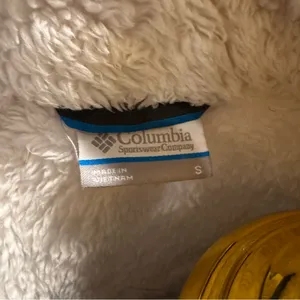 Columbia White Teddy Jacket Plush Fleece thumbnail 3