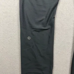 Lululemon Zoned In Tight Leggings Women’s Size 10 Blue Charcoal High Rise thumbnail 3
