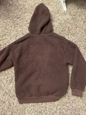 Fuzzy Purple Hoodie thumbnail 4