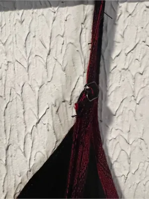Lulus Red and Black Plaid Rayon Slip Dress size medium thumbnail 9