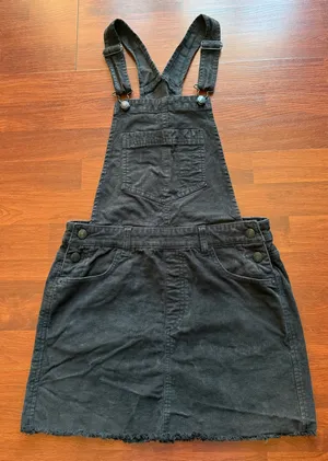 Corduroy American Eagle Skirt Overalls thumbnail 1