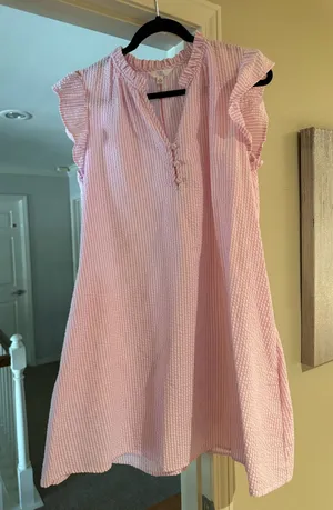 Striped Dress Pink Size M thumbnail 1