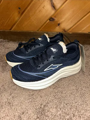 Avia Navy blue Knit Laceup Sneakers NWT thumbnail 2