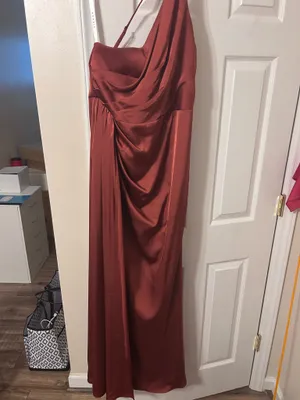 Azazie Bridesmaid Dress Dusty Rose thumbnail 2