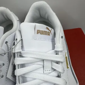 PUMA Court Sneaker, White, Women's Casual Low Top Leather Shoes Size 6.5 New thumbnail 4