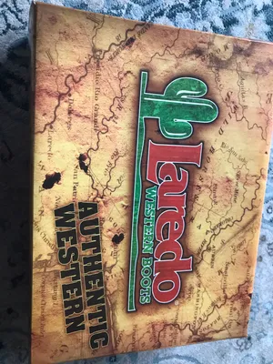 Laredo Knee High Tooled Western Cowgirl Cowboy Boots thumbnail 3