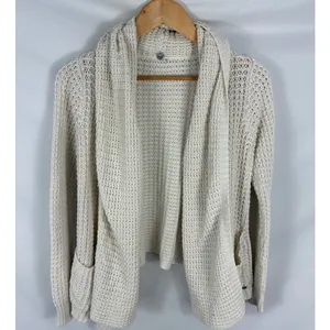 Ripcurl White Knit Cardigan sweater Size Small thumbnail 2