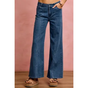 SO ME Seam‎ Detail Mid Rise Stretch Denim Jeans - Medium thumbnail 5