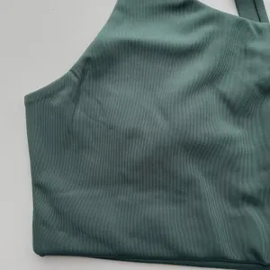 Girlfriend Collective Lou Sports Bra V-Back Green Size XXL NEW thumbnail 4