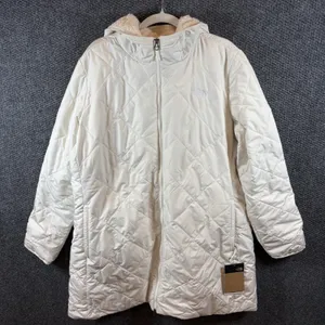 The North Face Shady Glade Parka Shearling Size XL‎ Womens White Dune NWT thumbnail 1